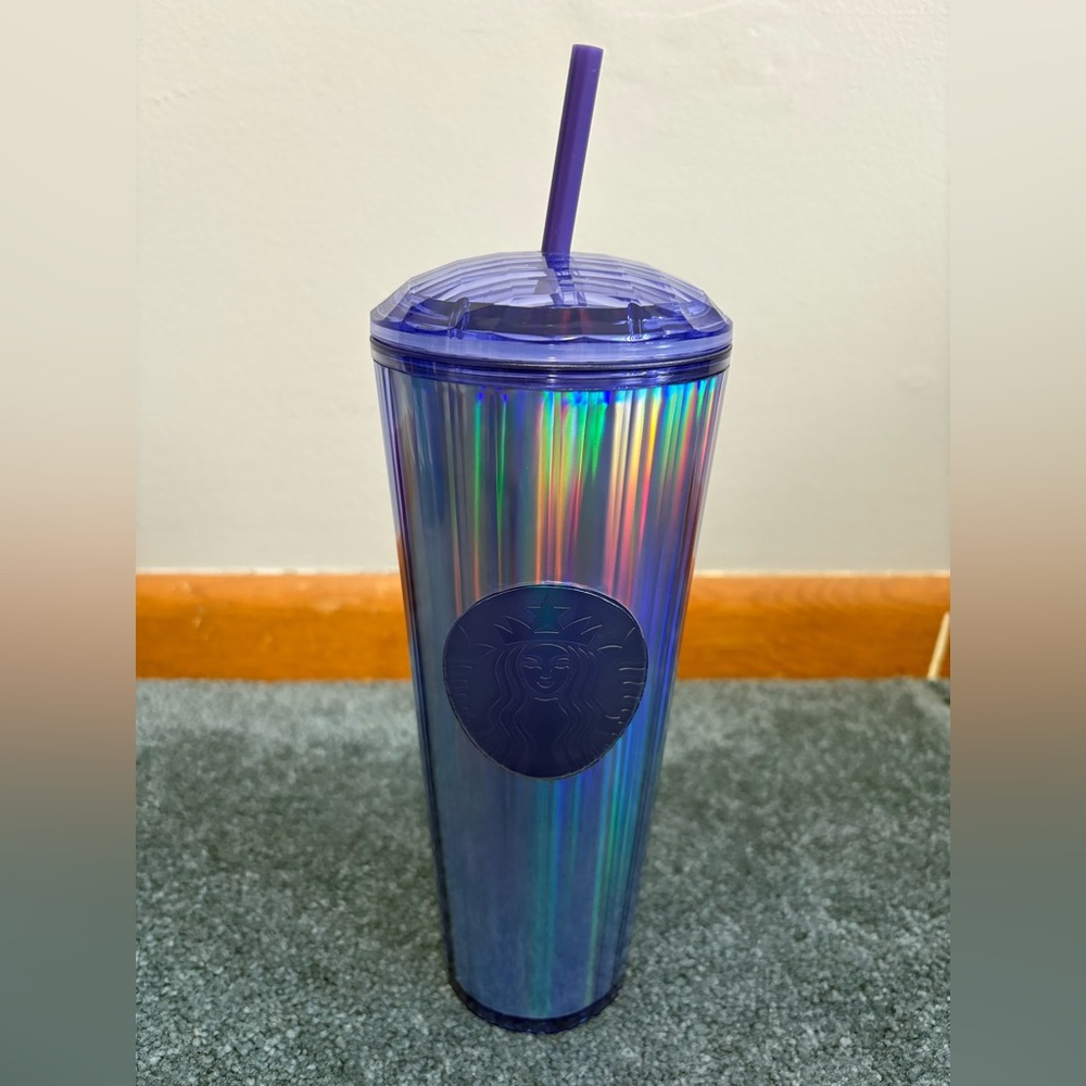 Starbucks 24oz Purple Holographic Tumbler